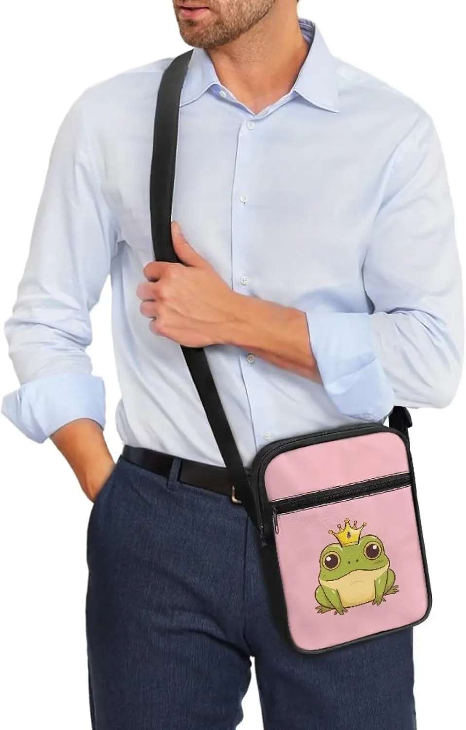 TODIYADDU Novelty Messenger Bag for Women Lightweight Sling Purse Chest Bag for Daily Items Cell Phone Purse Holder Wallet