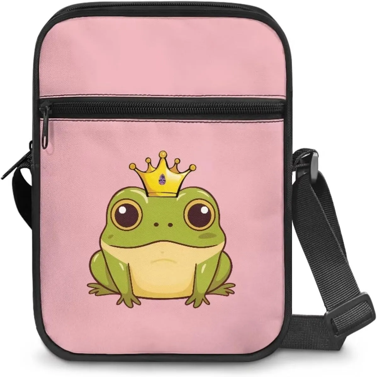 TODIYADDU Novelty Messenger Bag for Women Lightweight Sling Purse Chest Bag for Daily Items Cell Phone Purse Holder Wallet