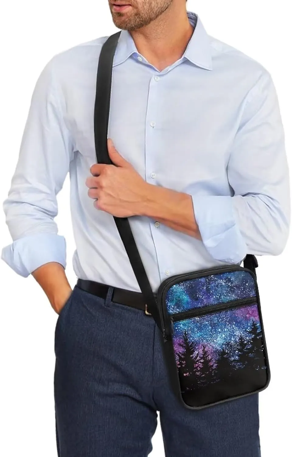 TODIYADDU Sling Bag for Women Men Crossbody Purse Trendy Messenger Bag Small Shoulder Bag Mini Phone Pouch Purse Nice Gifts