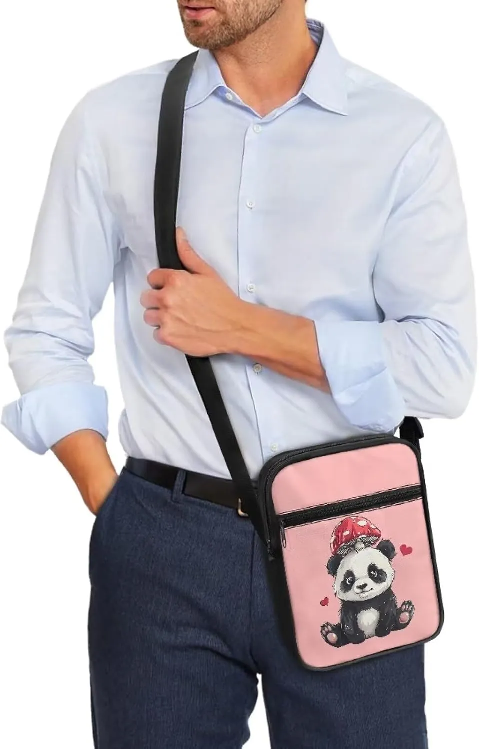 TODIYADDU Stylish Shoulder Bag for Women Men Fashion Messenger Bag Portable Handbags for Notebook Keys Cards Nice Chest Bag