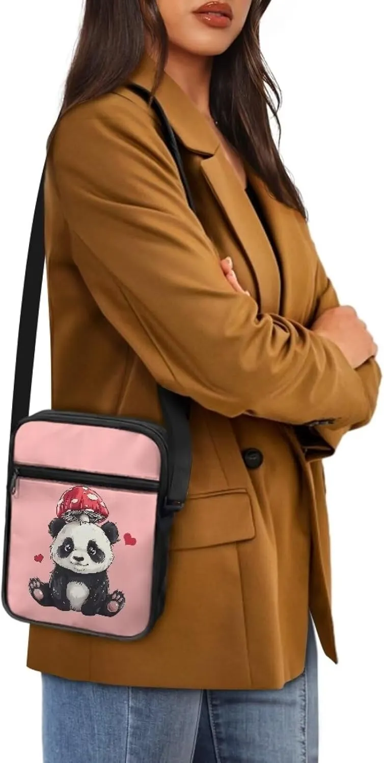 TODIYADDU Stylish Shoulder Bag for Women Men Fashion Messenger Bag Portable Handbags for Notebook Keys Cards Nice Chest Bag