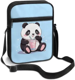 TODIYADDU Trendy Messenger Bag for Women Men Mini Shoulder Bag with Front Pocket Sling Purse Chest Bag for Small Items Gifts