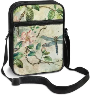TODIYADDU Trendy Messenger Bag for Women Men Mini Shoulder Bag with Front Pocket Sling Purse Chest Bag for Small Items Gifts