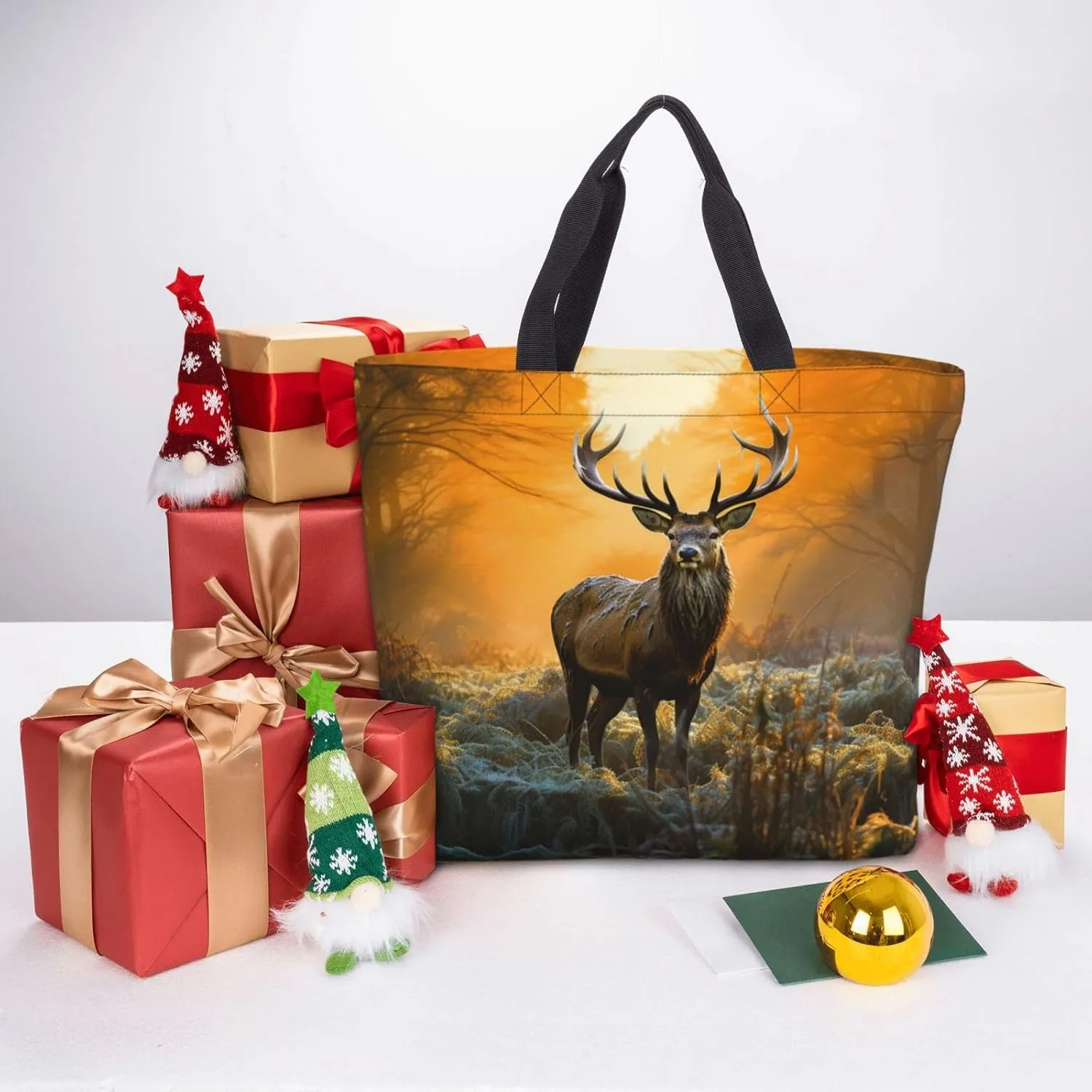 Tote Bag for Women Delicious blueberries Shoulder Bag with Zipper Handbag Large Capacity Reusable Grocery Bag