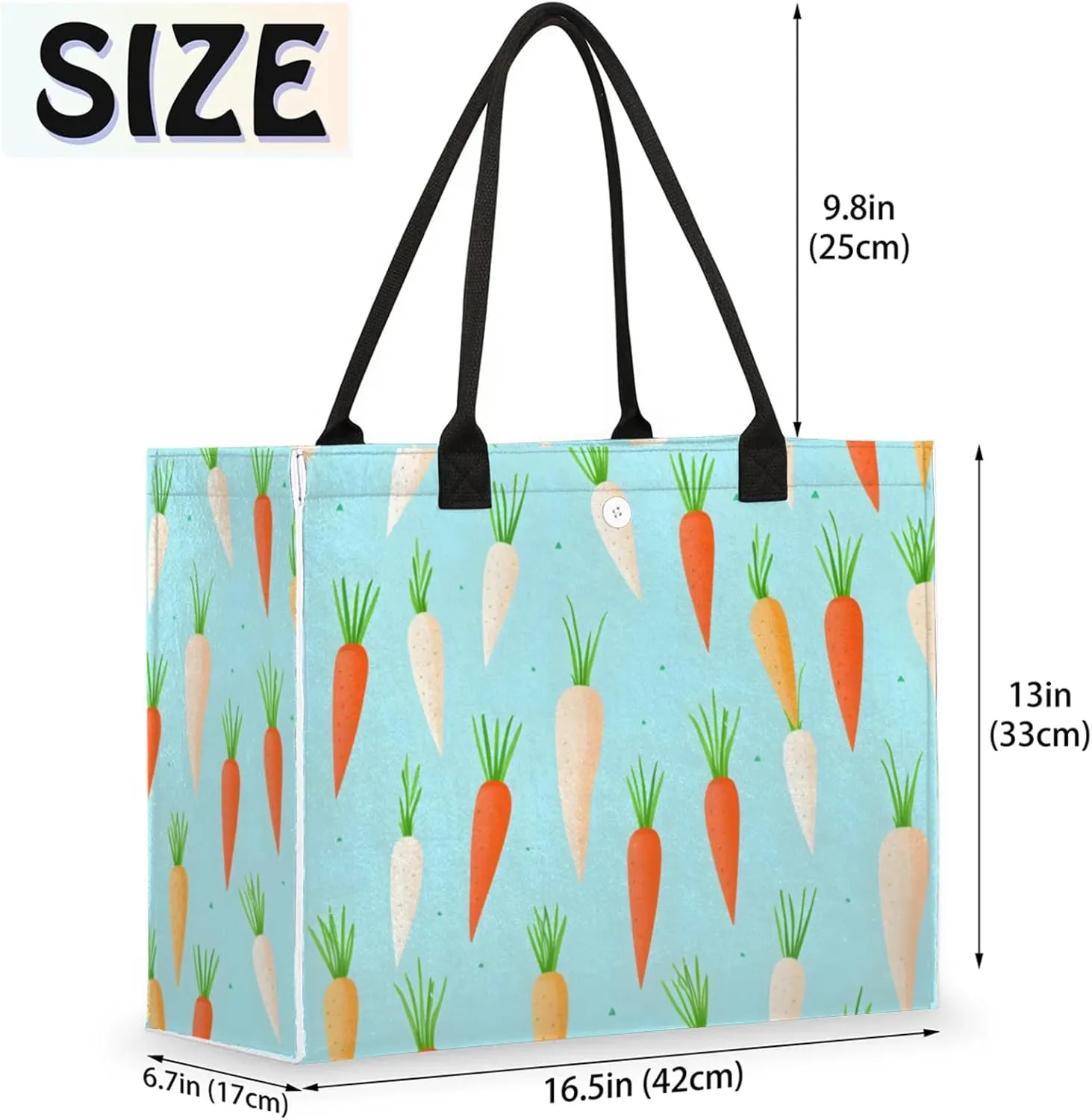 Tote Bag for Women Reusable Canvas Shoulder Bag