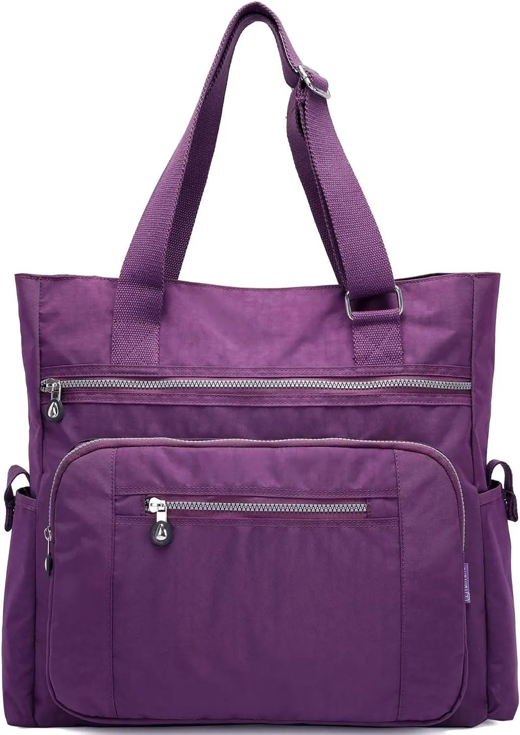 Tote Bag for Women, Waterproof Nylon Shoulder Bags, Multi Pockets Tote Purses, Large Capacity Travel Tote Bag