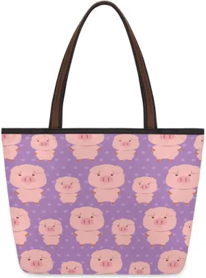 Tote Bag for Women with Zipper Large Capacity Top Handle Casual Shoulder Bag Handbag Reusable Shopping