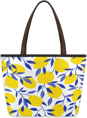 Tote Bag for Women with Zipper Large Capacity Top Handle Casual Shoulder Bag Handbag Reusable Shopping