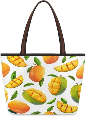 Tote Bag for Women with Zipper Large Capacity Top Handle Casual Shoulder Bag Handbag Reusable Shopping