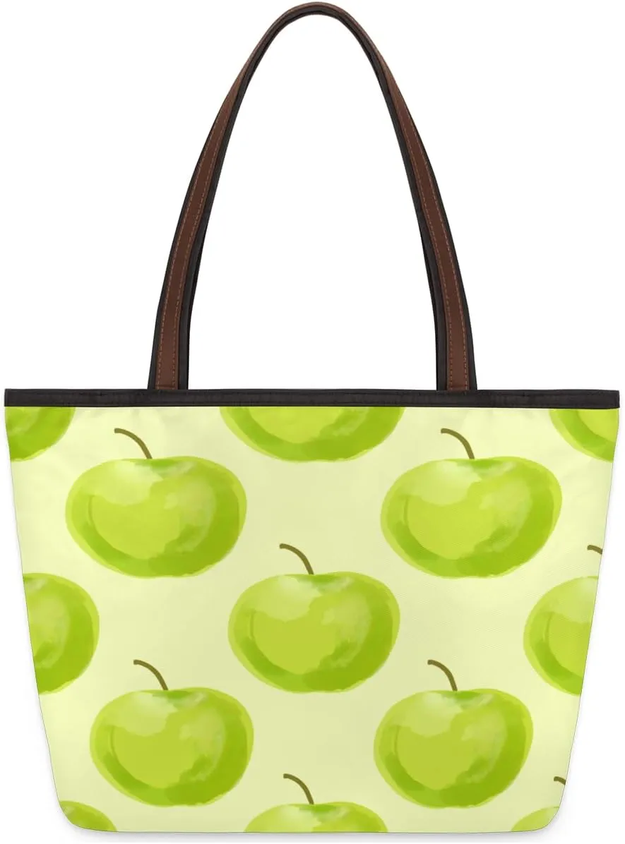 Tote Bag for Women with Zipper Large Capacity Top Handle Casual Shoulder Bag Handbag Reusable Shopping