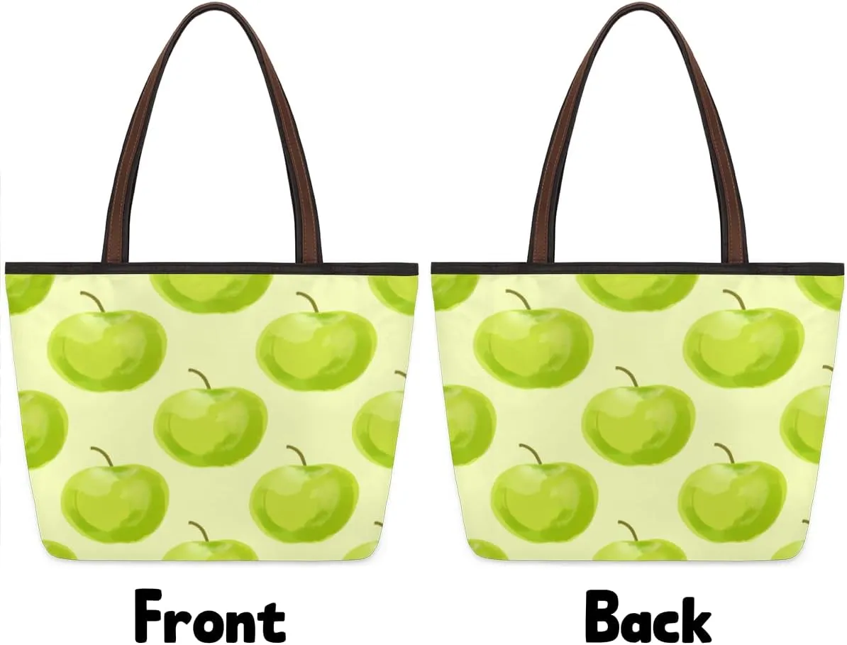 Tote Bag for Women with Zipper Large Capacity Top Handle Casual Shoulder Bag Handbag Reusable Shopping