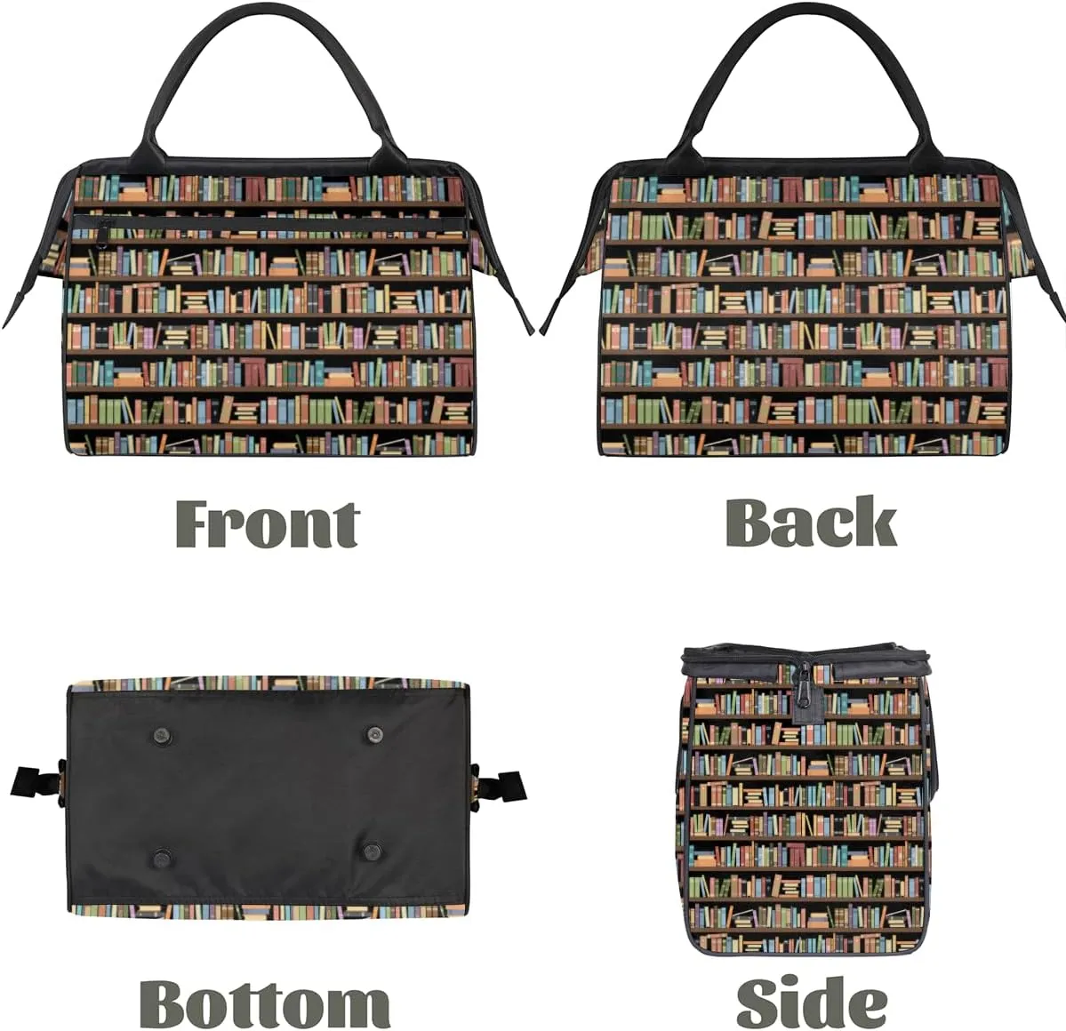 Tote Bag for Women with Zipper, Travel Large Shoulder Bag Handbag for Work, Gym