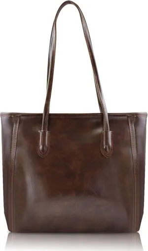 Tote Bag, Soft PU Leather Handbag Fashionable Large Capacity Shoulder Bag Tote with Zipper for Women Work Travel
