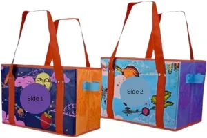 Trader Js Stand-Up Collapsable Grocery Tote - 1 count
