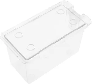 Transparent Poker Card Storage Box Compact Organizer for Jewelry and Small Items and Versatile Empty Holder for up to Decks