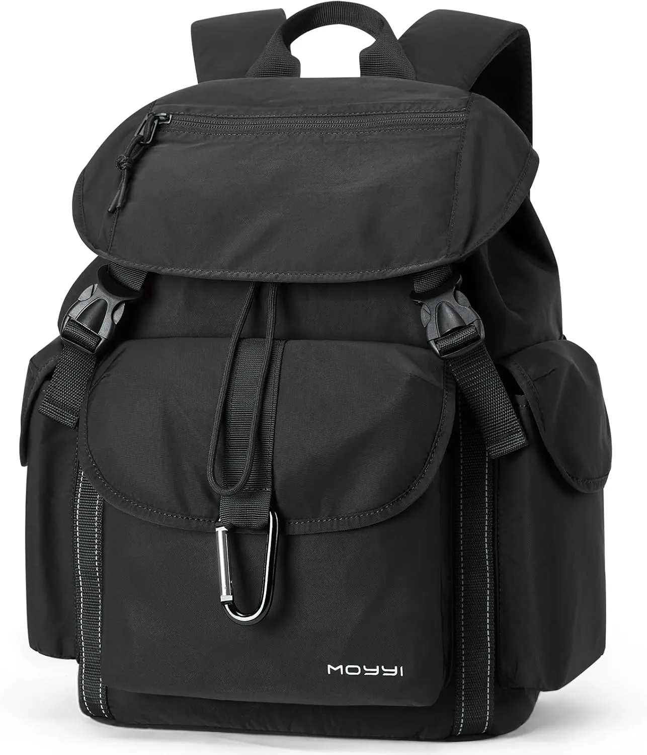 Travel Backpack for Men Women, Fits 15 Inch Laptop, Carry On Daypacks Backpacks Lightweight Hiking Backpack for Casual, Outdoor, Travel, Daily (Black)