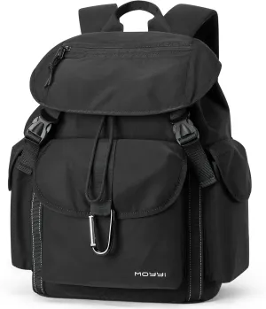 Travel Backpack for Men Women, Fits 15 Inch Laptop, Carry On Daypacks Backpacks Lightweight Hiking Backpack for Casual, Outdoor, Travel, Daily (Black)