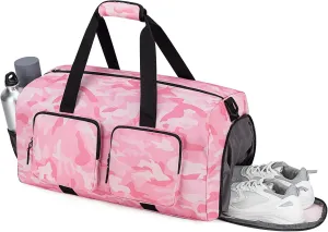 Travel Duffel Bags 40L,Gym Bag, Travel Bag, Duffle Bag Women, Foldable Overnight Weekender Bags for Women & Men with Adjustable Shoulder Strap