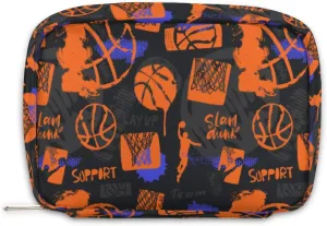Travel Toiletry Bag for Boys Men, Basketball Sports Waterproof Small Dopp Kit for Women, Shaving Bag with Large Capacity for Travel,Sports Shower