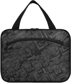 Travel Toiletry Bag Hanging Cosmetic Bag Compact Toiletry Bag with Large Capacity for Women Medium Black