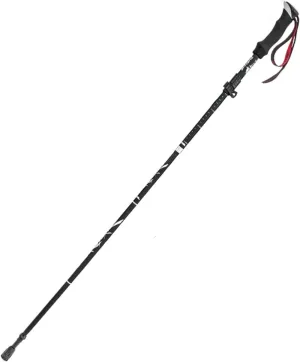 Travel Trekking Pole Trekking Poles Lightweight Aluminum Alloy Adjustable Hiking Poles Walking Sticks for Hiking Outdoor Activities(Black,130cm)