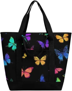 Trendy Commuter Tote Bag Large Insulated Shopping Bag For Travel