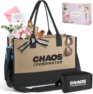 TRSODD Christian Gifts for Women Christian Mothers Day God Says You Are Birthday Gifts for Women Jute Tote Bag and Makeup Bag