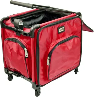 Tutto Serger Tote on Wheels (Cherry Red, 20")