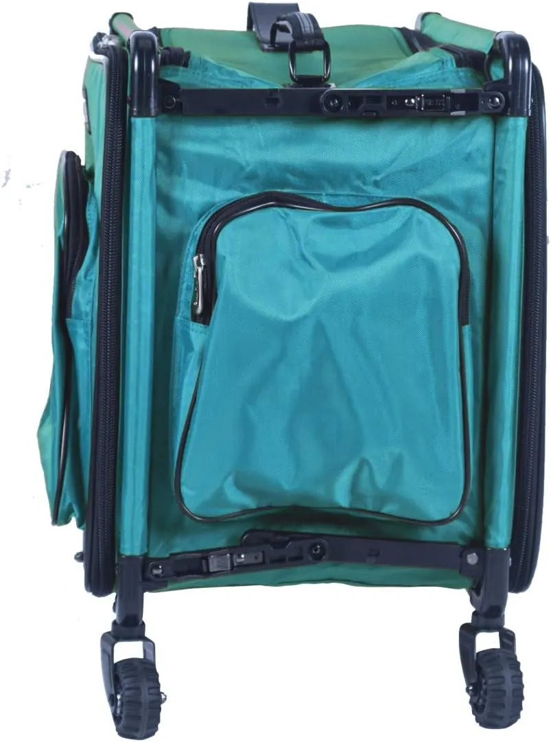 Tutto Serger Tote on Wheels (Turquoise, 17")