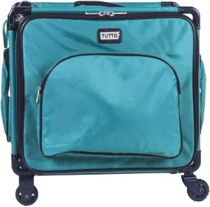 Tutto Serger Tote on Wheels (Turquoise, 17")