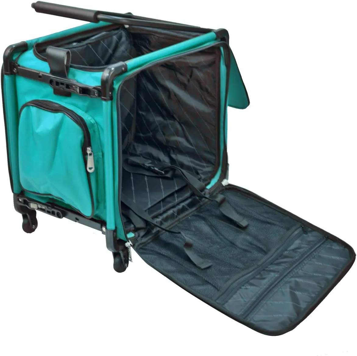 Tutto Serger Tote on Wheels (Turquoise, 17")