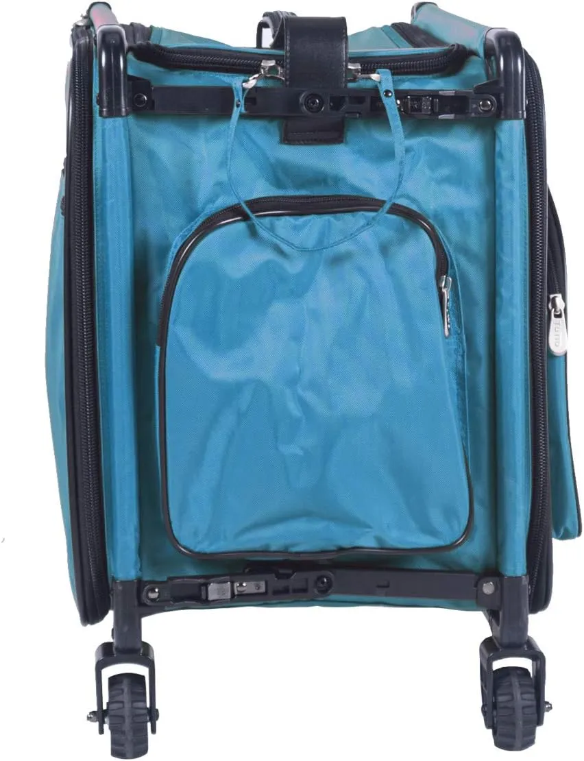 Tutto Serger Tote on Wheels (Turquoise, 17")
