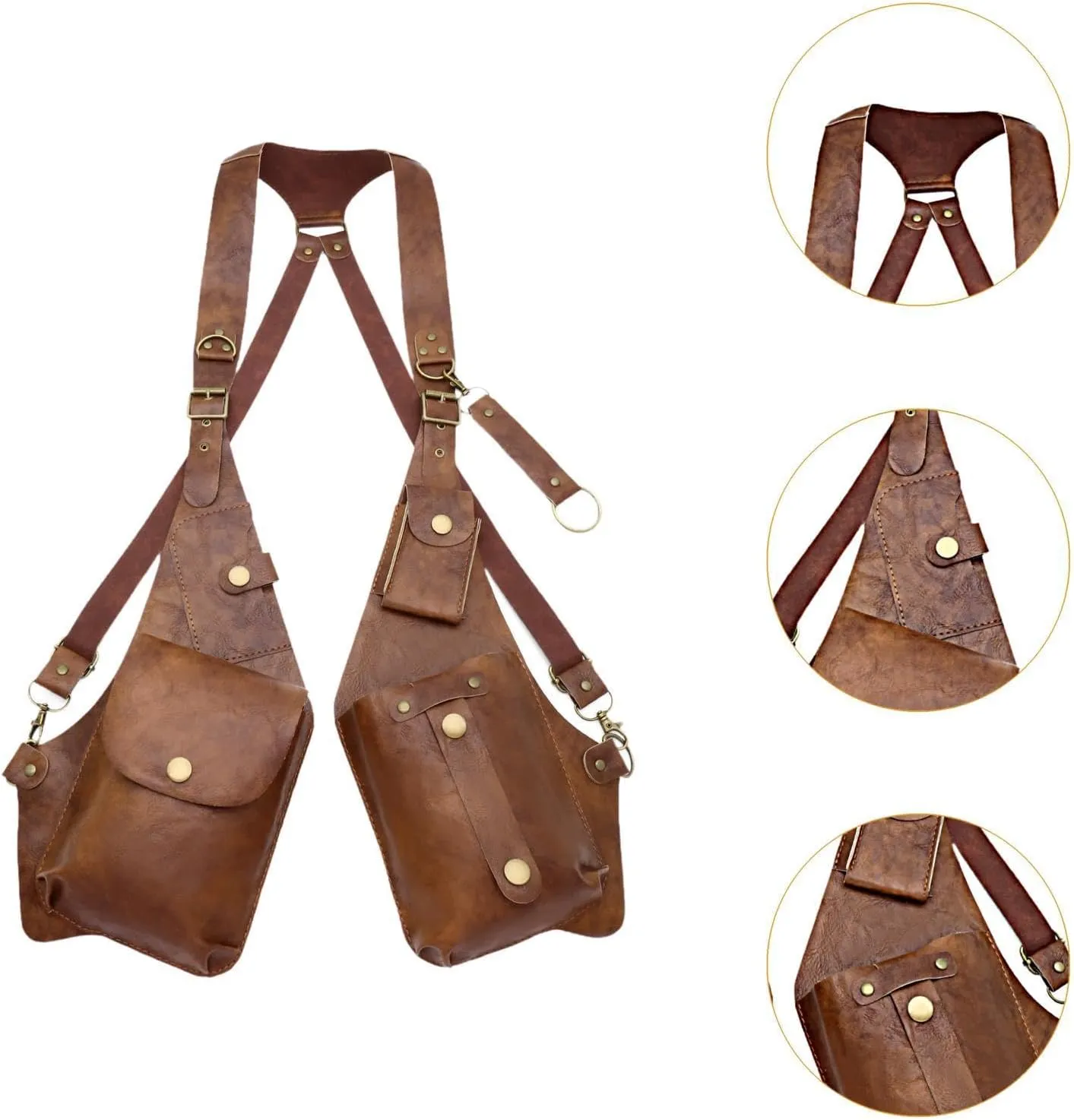 Underarm Shoulder Bag Double Shoulder Pouch for Outdoor Sports Shopping Party