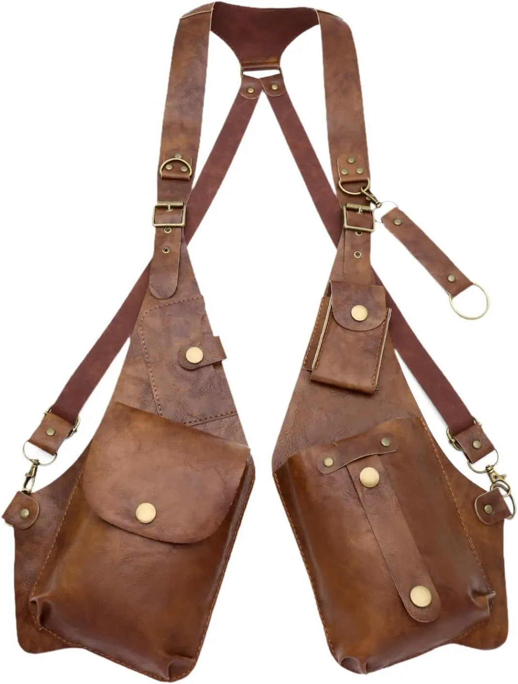 Underarm Shoulder Bag Double Shoulder Pouch for Outdoor Sports Shopping Party