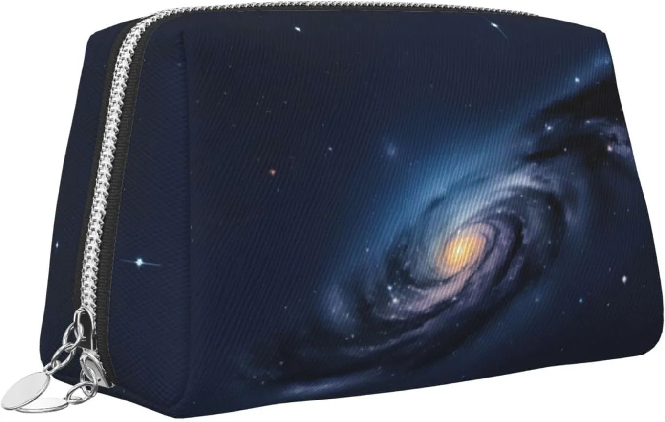 Universe Milky Way Galaxy Travel-Ready Toiletry Bag, Compact Makeup Organizer For Women