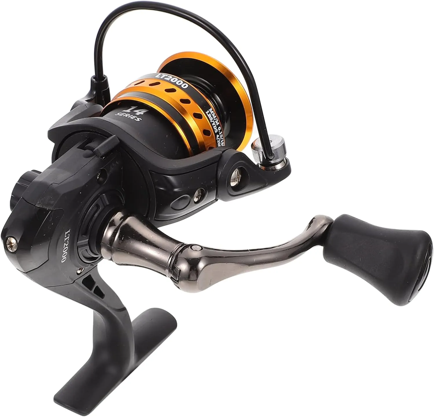 VICASKY 1Pc Professional Fishing Wheel with Ergonomic Handle Durable Construction Lightweight Design for Freshwater and Saltwater Fishing Gear