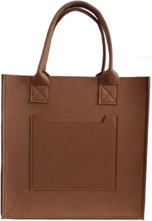 Vintage Felt Bag Tote Bag Temperament Hundred Felt Tote Handbag Tote Bag