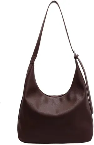 Vintage-style Crossbody Bag with Adjustable Shoulder Strap and Large Capacity for All-matching Outfits