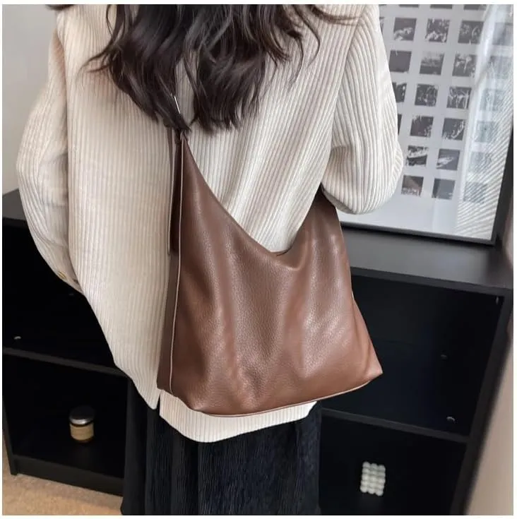 Vintage-style Crossbody Bag with Adjustable Shoulder Strap and Large Capacity for All-matching Outfits