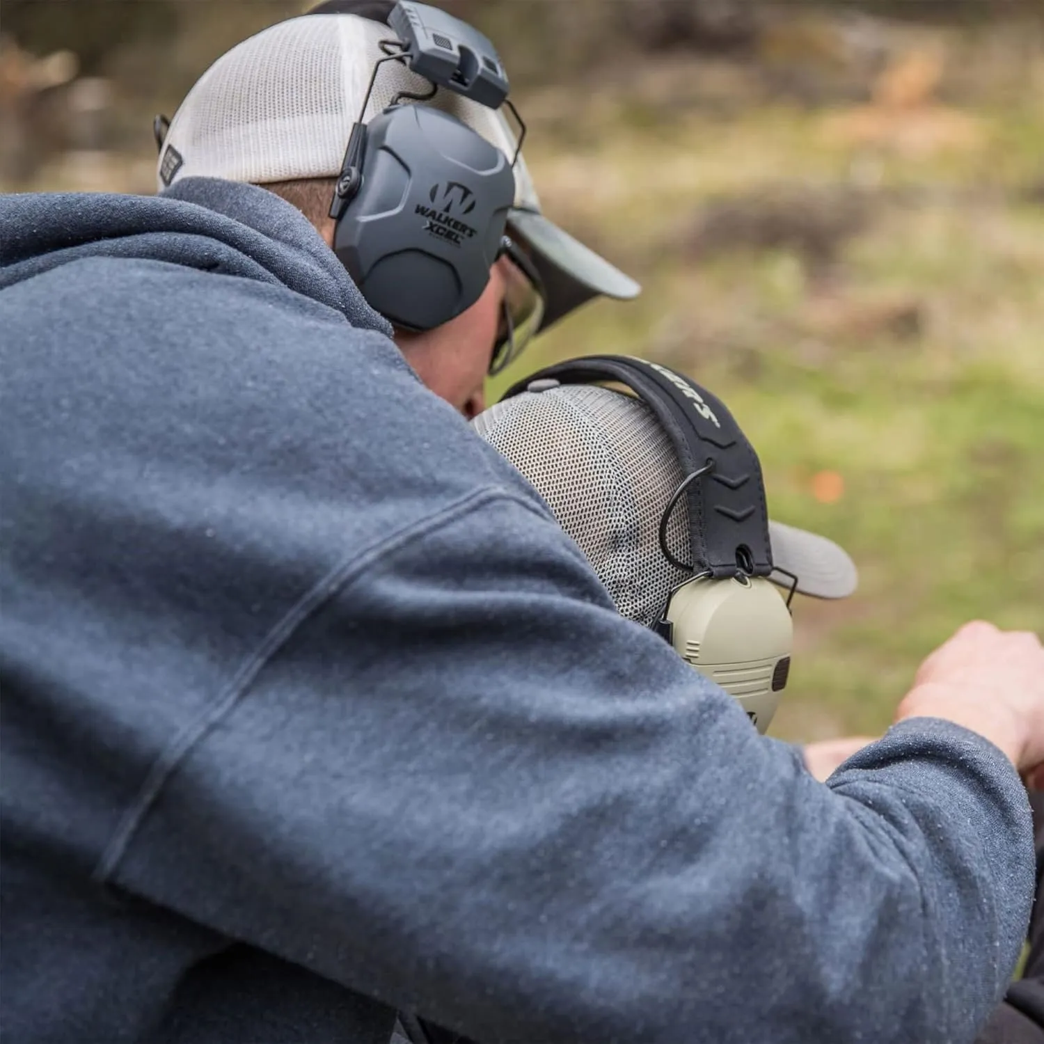 Walker's Digital Electronic Muff-26db Nrr Noise Protection Sound Enhancement Shooting Safety Earmuff, 2 AAA Batteries