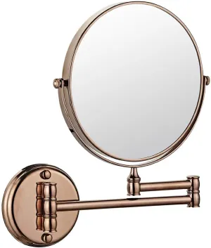 Wall Mount Makeup Mirrors 1X 3X Magnifying Double Sided Bathroom Shaving Cosmetic Mirror Adjustable Arms Wall Mirrors (Color : 251m, Size : 6inch)