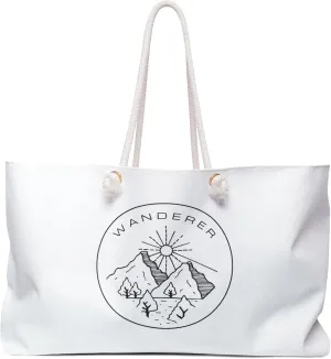 Wanderer Weekender Bag | Travel Tote, Beach Bag, Gym Bag, Hiking Tote, Vacation Essentials, Gift for Adventurers