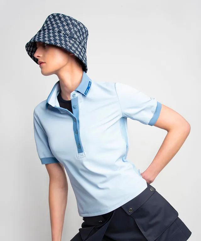 [Warehouse Sale] Port Mayne Movement Mesh Golf Shirt Powder Blue - S / XS