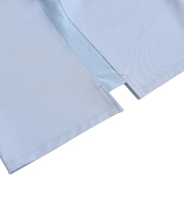 [Warehouse Sale] Port Mayne Movement Mesh Golf Shirt Powder Blue - S / XS