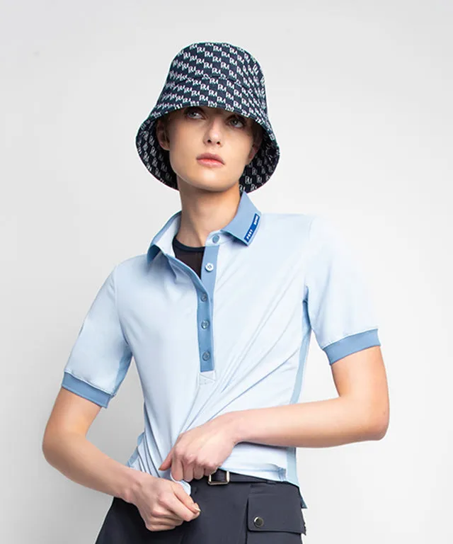 [Warehouse Sale] Port Mayne Movement Mesh Golf Shirt Powder Blue - S / XS