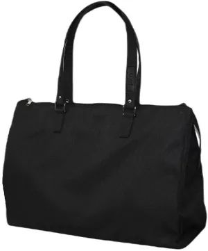 Weekender Bags for Women, Travel Duffel Overnight Carry On Holdall Bag, Sports Gym Sholder Tote, Black, M