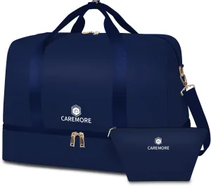 Weekender Bags for Women Travel,Duffle Bag for Men Travel with Shoe Compartment,Personal Item Bag for Airlines,Overnight Bags Carry On Tote Bag Gym Bag 21’’(Blue)