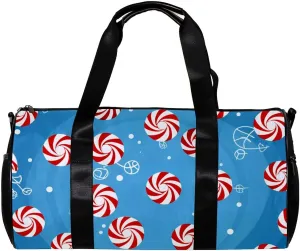 Weekender Travel Bag,Small Gym Bag,Christmas Candy,Gym Duffle Bag