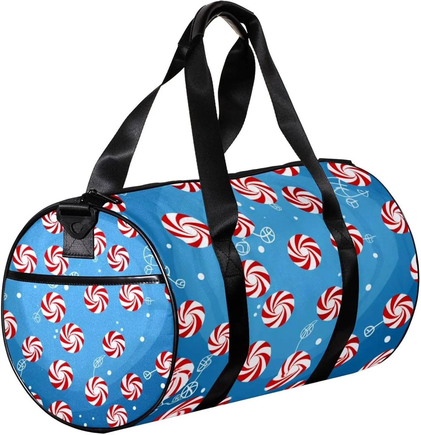Weekender Travel Bag,Small Gym Bag,Christmas Candy,Gym Duffle Bag
