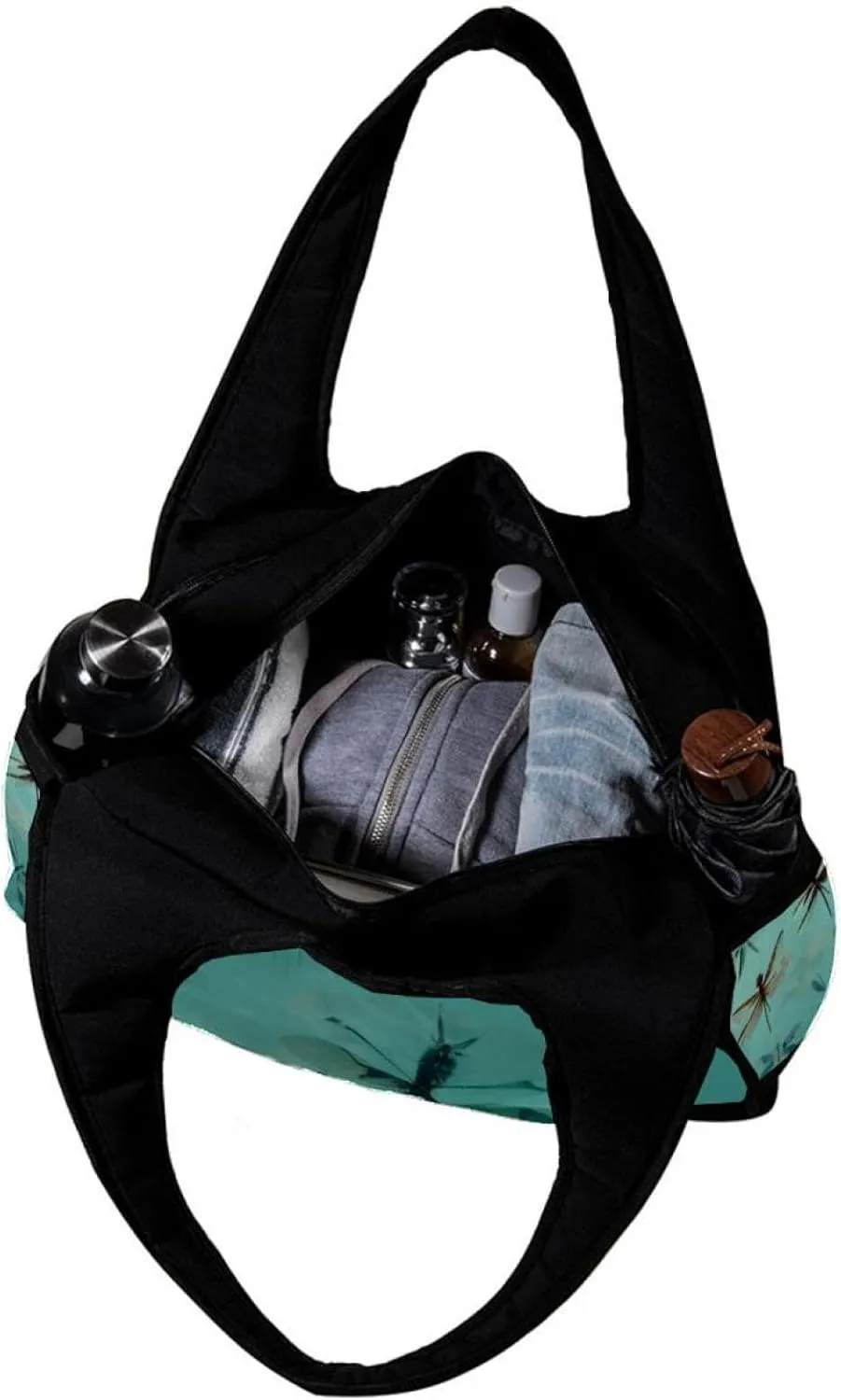 Weekender Travel Bag,Small Gym Bag,Dragonfly Dance,Gym Duffle Bag